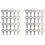 40PCS Metal Beer Opener, Flat Opener Inserts Kit, Threaded Beer Opener for DIY Projects 1