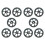 10X Suitable for 202795 Washing Machine Motor Pulley 1