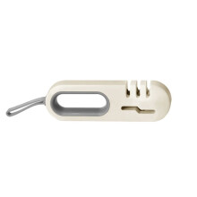 Affilacoltelli, 4 In 1, Lama da Cucina e Strumento per Affilare Forbici, Accessori Professionali per Coltelli A 4 Fasi, Grigio