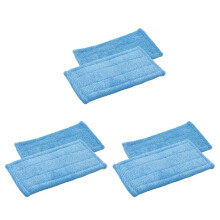 Replace Washable Mop Cloth for Sweeper Mop Reusable Mopping Pad Pads Rag Cleaning Accessories 6Pcs
