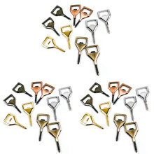 30X Metal Bottles Opener Kits Blank Opener Insert DIY Metal Beer Opener Square Opener