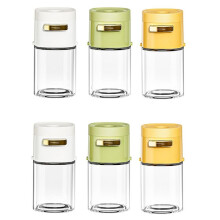 0.5G Metering Salt Shaker Dispenser Salt Tank Sugar Bottle Spice Pepper Salt Shaker Spice Jar Can Seasoning SealedBottle