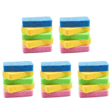 Large Cellulose Sponges,Kitchen Sponges for Dish, Duty Scrub Sponges,Non-Scratch Dish Scrubber Sponge 25 Pcs