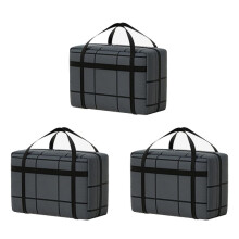 3X Large-Capacity Clothes Quilt Storage Bag Moving Storage Bag Portable Hand-Held Dustproof Luggage Bag 40L