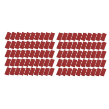 100PCS Disposable Dinner Napkins with Built-in Flatware Pocket,Prefolded Cloth Like Paper Napkins for Wedding Party Red