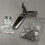 4x 2047201171 Matte Inside Interior Door Handle Set L+R for  C GLK Class W204 X204 6