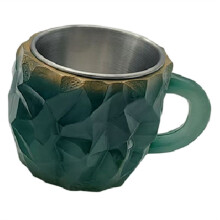 Luxury Imitation Mineral Crystal Coffee Mug Crystal Imitation Mineral Coffee Mugs Elegant Imitation Crystal Gift