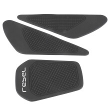 4X Motorcycle Tank Rubber Sticker Protector Sheath Knee Tank Pad for REBEL500 REBEL300 REBEL CMX 500 CM500 CM300
