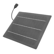 7W 5V USB pannello solare monocristallino 210.00g nero