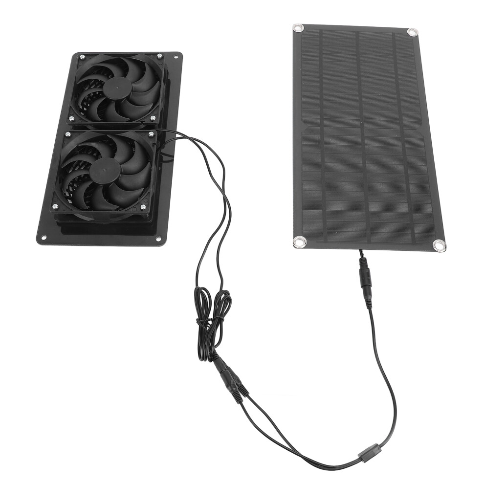 10W 18V Solar Exhaust Fan 3000Rpm Weatherproof For Coops & Greenhouses 7891385097753