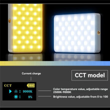 Lampe Selfie LED Bicolore avec Clip Batterie Rechargeable 3000 MAh Idéal pour les Vidéoconférences, les Vlogs et L'Utilisation D'un Ordinateur