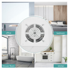 4 Inch 20W 220V High Speed Exhaust Fan Toilet Kitchen Bathroom Hanging Wall Window Glass Small Ventilator Extractor Exhaust Fans