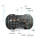 Placa Amplificadora T-5 220V Mono para Subwoofer com Suporte para TF, USB e FM para Amplificadores de Graves de 5 A 10 Polegadas com Plugue Europeu 6