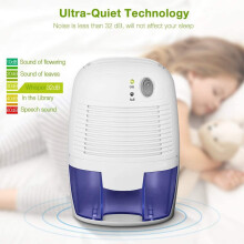 Dehumidifier USB Portable Air Dryer Electric Cooling with 500ML Water Tank for Home Bedroom Kitchen Office Car