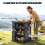 Outsunny Outsunny Camping Cupboards, Folding Camping Kitchen Table with 3-Tier 4