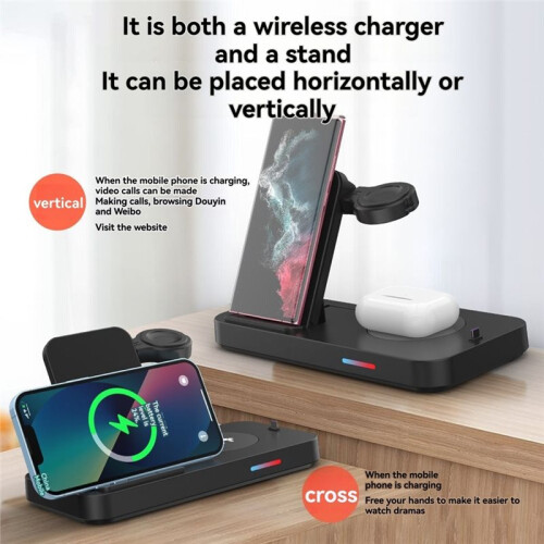 30W Fast Wireless Charger Stand for IWatch   Charging Station