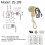 Ceiling Fan Light  Zing Ear ZE-109 Two-Wire Light  with Pull Cords for Ceiling Light Fans Lamps 2Pcs Gold 6