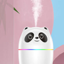 Humidificateur D'Air Pandas Mignon 220 Ml Aroma Diffuseur D'Huiles Essentielles USB Fogger Mist Maker avec Veilleuse ColoréE