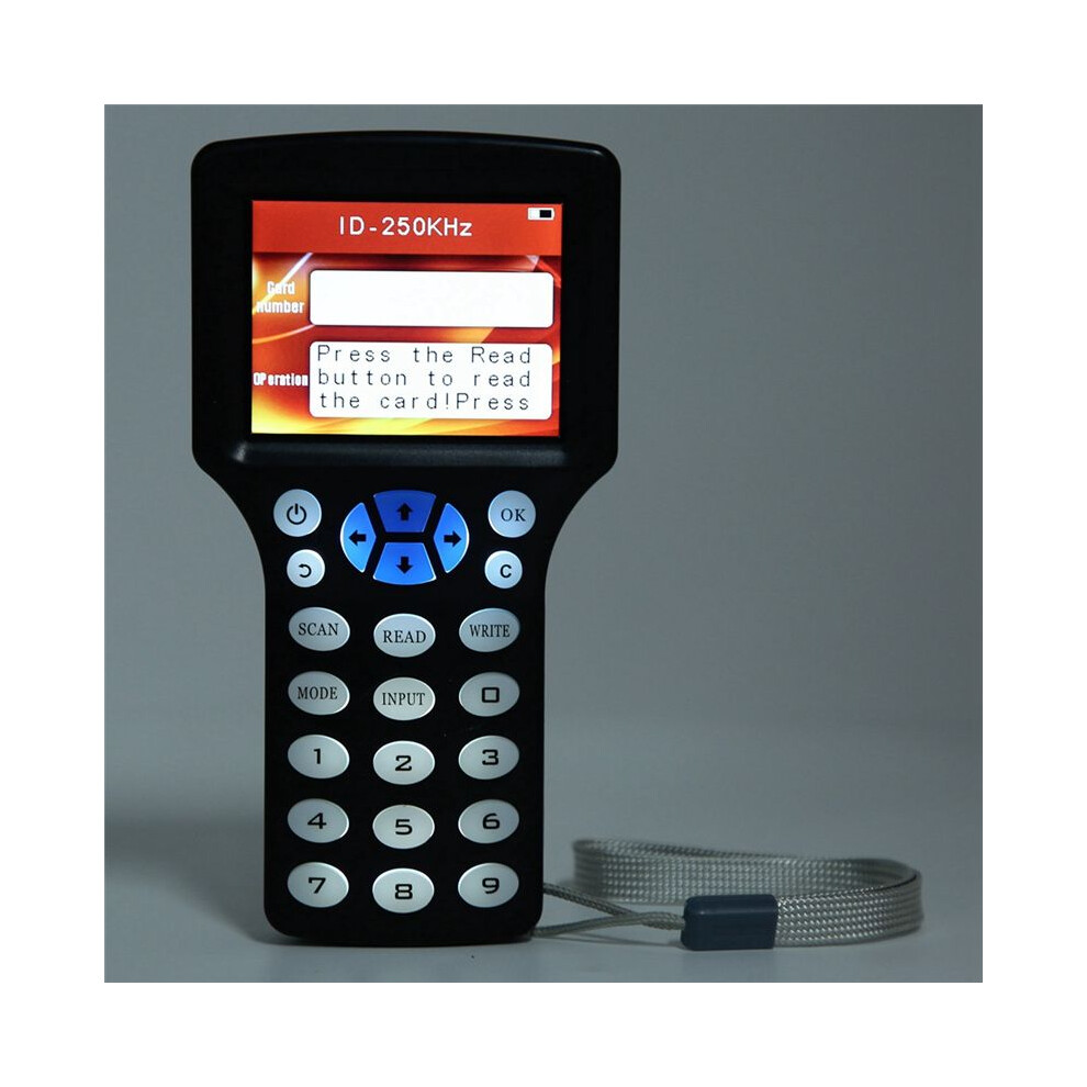 10 Frequency Rfid Nfc Card Reader Writer Duplicator 125Khz 13.56Mhz Rfid Copier Key Replicator Programmer 4711367617744