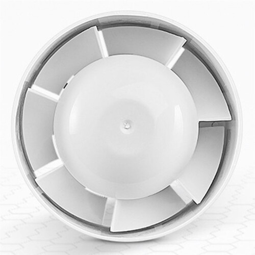 4 Zoll Inline-Abluftventilator Geräuscharmer Luftgebläseventilator Badezimmer Küchenventilator Windvolumen 1