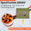 D2822 Brushless Motor Brushless Outer Rotor Motor Suitable for Remote Control Multi-Rotor Fixed-Wing Aircraft 1800KV 6