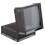 LED Black Ring Box, 8x8x7cm, Flocking Interior, Battery-Powered 7