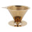 Double Wall Stainless Steel Titanium Gold Pour over Coffee Dripper Filter with Cup Stand and Handle 1