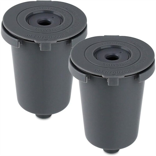 2pcs for SS-RFC HomeBarista Reusable Filters Cup, Compatible with for  Single Serve Coffee Makers