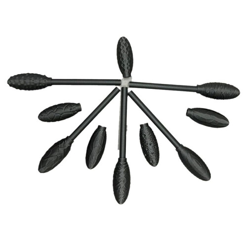 Art Project Texture Tool Set, 5 Piece Oval Pattern Roller Kit, DIY Crafts Model Sticks 10PCS