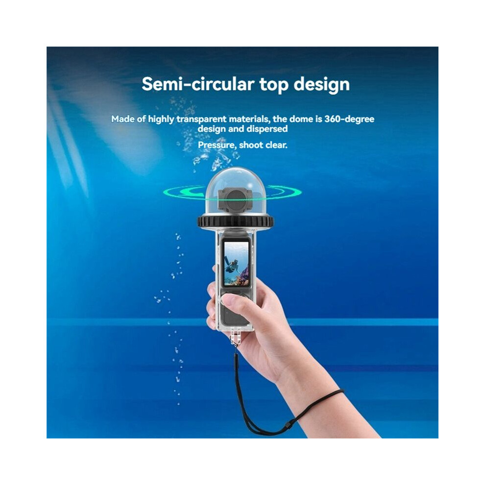 Waterproof Case For Osmo Pocket 3 Camera Underwater Diving Housing Cover Protective Shell Surf Accessories A 6032785985863