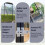 Birchtree BIRCHTREE 6X6FT Polycarbonate Greenhouse Dark Grey 9