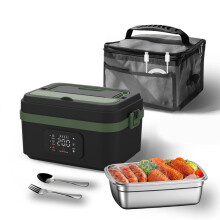 Electric Lunch Box for Adults Heated Lunch Box for Men Women Insulated &Self Heatin Battery Powered Food Warmers UK Plug