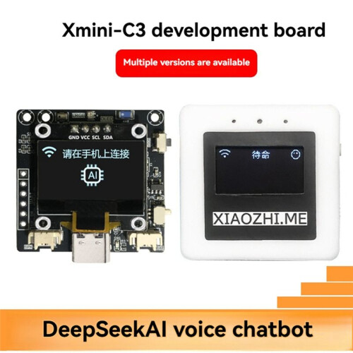 Para DeepSeek XiaoZhi AI Voice Chat Robot Xmini-C3 ESP32-C3 com Display OLED de 0,96 Polegadas para AI Voice Chat 1