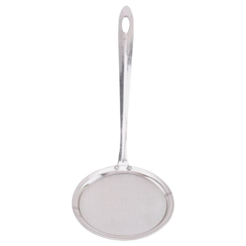 Kitchen Stainless Steel Mesh Hanging Oil Filter Net Strainer Scoop