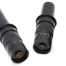 Lab Microscope Accessories Adjustable Magnification C Mount Lens for -Compatible VGA USB Microscope Camera 300X