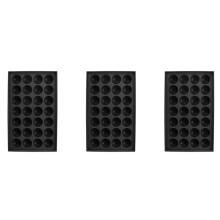 3X 28 LöCher 4cm Takoyaki Koch Platte Antihaft Kochen zu Hause Takoyaki Takoyaki Teller Nur Takoyaki Aluminium Teller