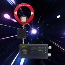 TEF6686 Receptor de Radio Todas las Bandas FM/MW/de Onda Corta /LW Radio Portátil de Mano con Donut Antena Amplificador Negro, B