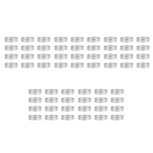 60 Pack Stainless Steel Tart Rings 3 In,Perforated Cake Mousse Ring,Cake Ring Mold,Round Cake Baking Tools