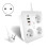 3AC Outlet Multitap Power Strip 2 Type C Extension Cord Electrical Socket Home Office Surge Network Protector EU Plug A 2
