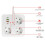3AC Outlet Multitap Power Strip 2 Type C Extension Cord Electrical Socket Home Office Surge Network Protector EU Plug A 4