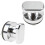 Suction Cup Handle Door 4 Pieces Suction Cup Handle Drawer Cabinet Fridge Door Glass Portable Mobility Handle Silver 1