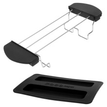 2pcs Silicone Toaster Dust Covers Black Kitchen Toaster Lid Bread Maker Appliance Cover for Oven Versatile