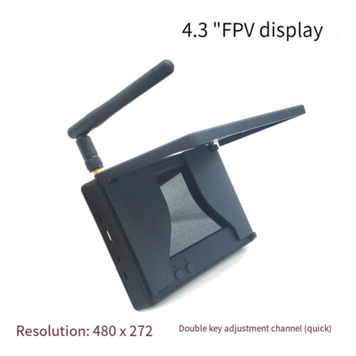 Monitor FPV 5.8G 56CH 4.3 Polegadas HD Snowflake Display NTSC/PAL Busca Automática Monitor FPV para RC Multicopter FPV Drone Parte 2