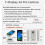 5MP OV5640 Camera T-Display-S3-Pro ESP32-S3 Touch Display 2.33inch LCD Development Board I2C Sensor Module WiFi C 2