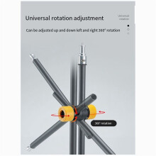 Funktion Arm Light Stand Adapter Fotostudio Tillbehör Overhead Shot Photography för Spotlight Softbox Svart