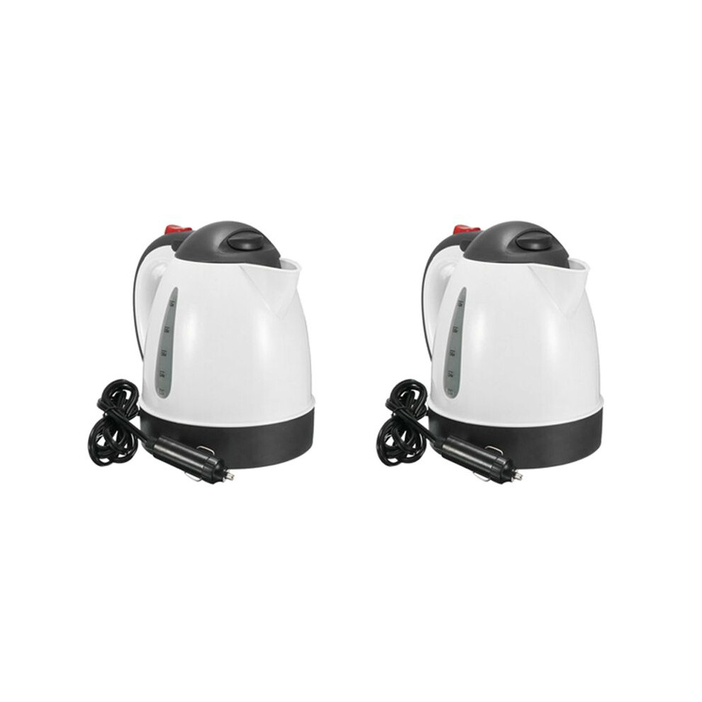 2X Vehicle Truck 1000Ml Kettle Hot Water Boiled Heater For Tea Coffee Stainless Steel Large Capacity 24V 6032183238295