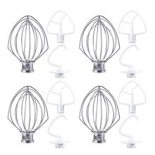 Blender Kit for K45DH Dough Hook,K45WW Wire Whip,K45B Coated Flat Blade Scraper,12 Pcs Bowl Vertical Mixer Repair Kit