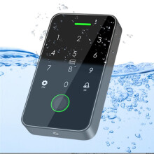 Dual RFID 125Khz+13.56MHz NFC Tuya Outdoor Fingerprint Access Control Keypad IP67 Waterproof Biometrics Door Opener