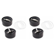 2 set Replacement and Flat Blades - Replacement Parts with Extra 8 Gaskets for 250W Blender Juicer Mixer