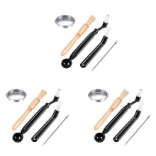 3X Coffee Machine Cleaning Set Coffee Grinder Brush Coffee Machine Group Cleaning Brush with Coffee Machine Filter